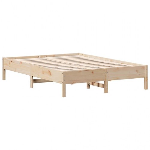 Sengeramme uden madras 120 x 200 cm i massivt fyrretræ