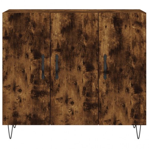 Skænk 90 x 34 x 80 cm - røget egetræsfarve