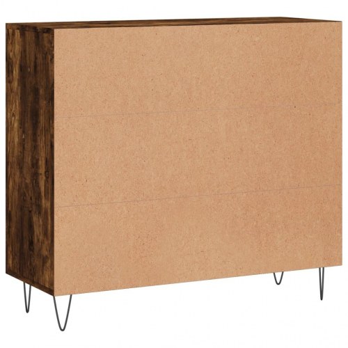 Skænk 90 x 34 x 80 cm - røget egetræsfarve