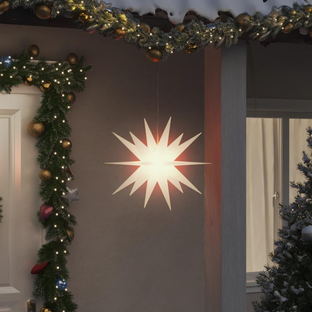 Juledekoration Med Led Lys Foldbar 43 Cm Hvid