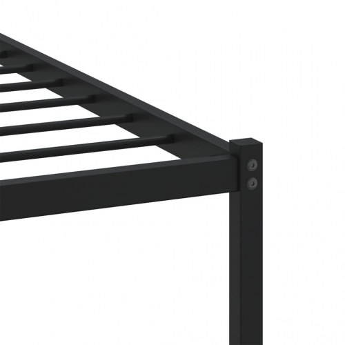 Sengeramme med sengegavl 80 x 200 cm - brun egetræsfarve