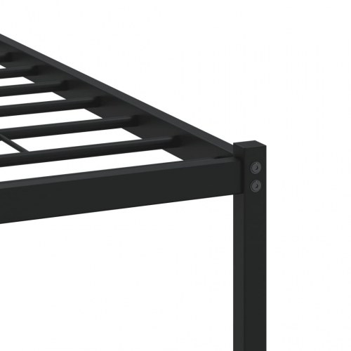 Sengeramme med sengegavl 120 x 200 cm - brunt egetræ