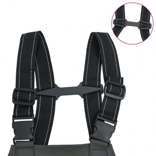 Waders med støvler str. 39 mørkegrøn