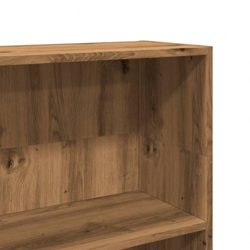 Bogreol 80 x 24 x 109 cm - egetræsfarve