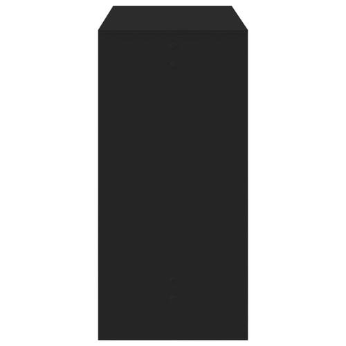 Barbord 102x50x103,5 cm konstrueret træ sort