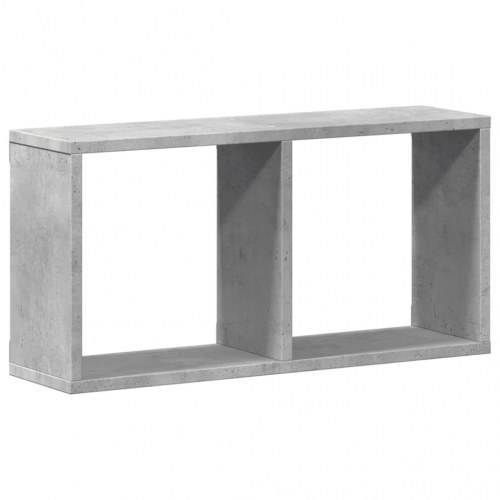 Vægskab 60×16×30 cm i konstrueret træ - betongrå