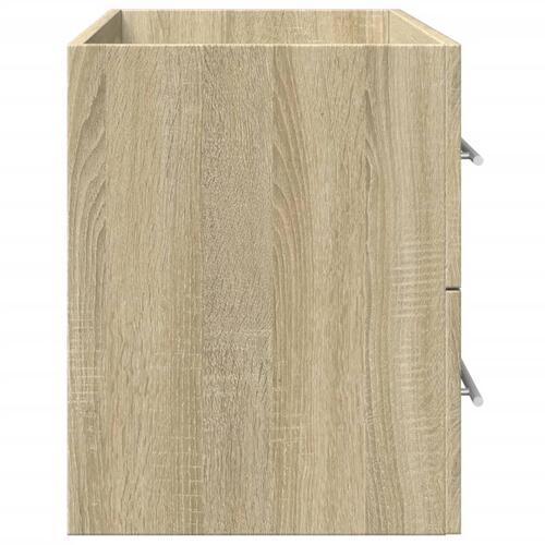 Vaskeskab 80x38,5x48 cm konstrueret træ gammelt trælook