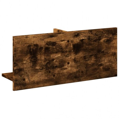 Vægskab 70 x 16,5 x 30 cm - røget egetræsfarve