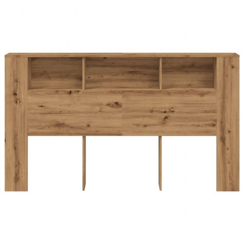 Sengegavl med opbevaring 180 × 18,5 × 102,5 cm - konstrueret træ, kunsteg