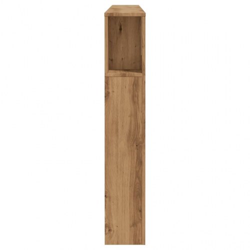 Sengegavl med opbevaring 180 × 18,5 × 102,5 cm - konstrueret træ, kunsteg