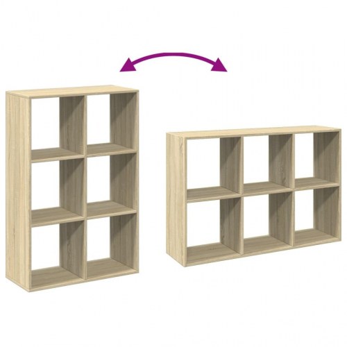 Bogreol/rumdeler 69,5 x 29 x 103,5 cm - sonoma-eg