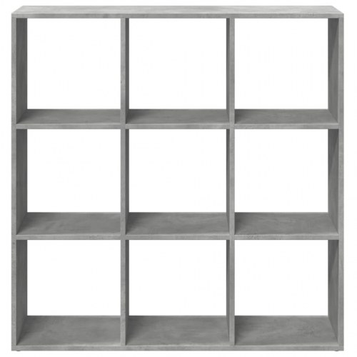 Bogreol og rumdeler i betongrå - 102 x 29 x 103,5 cm