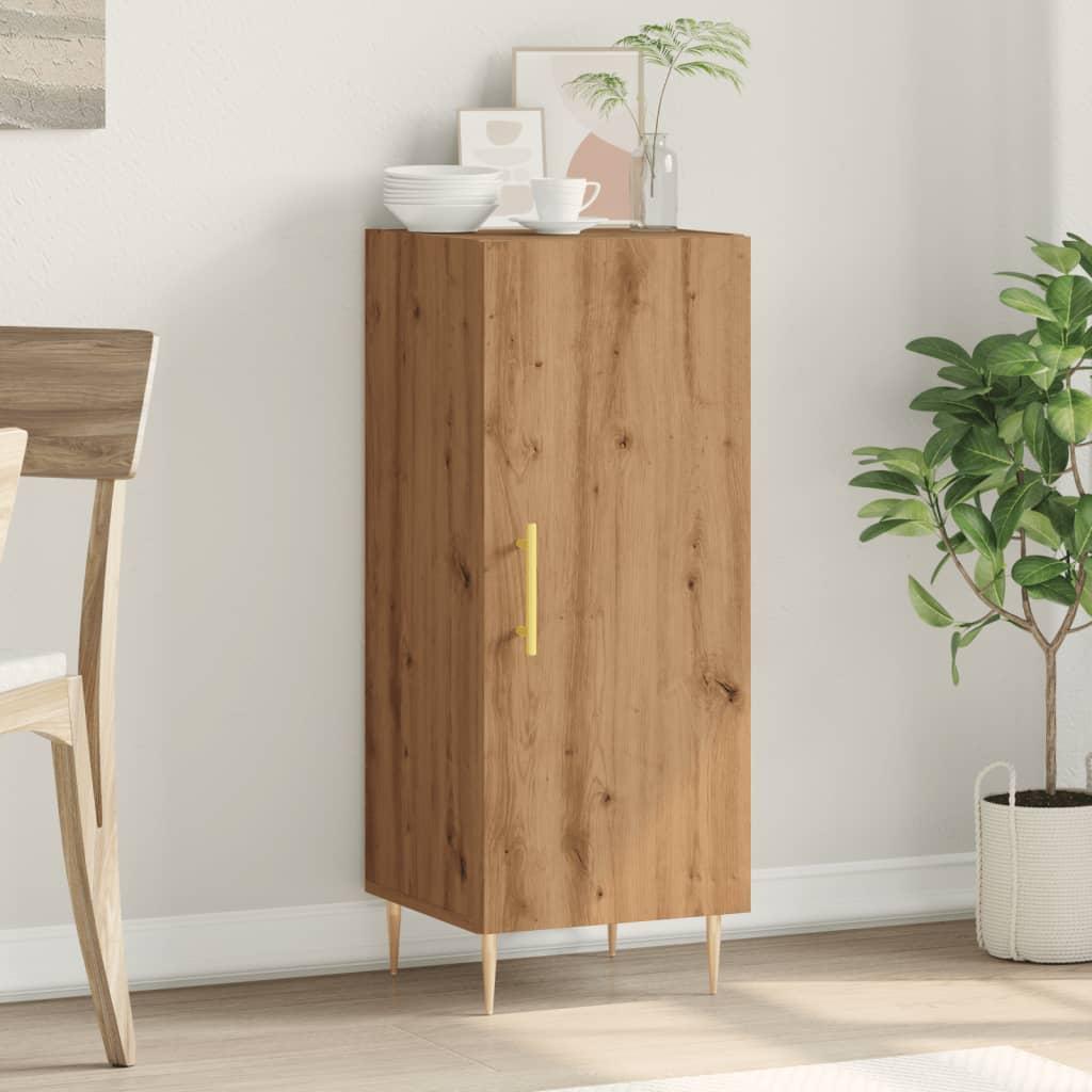 Skab 34 5x34x90 Cm Konstrueret Træ Kunsteg