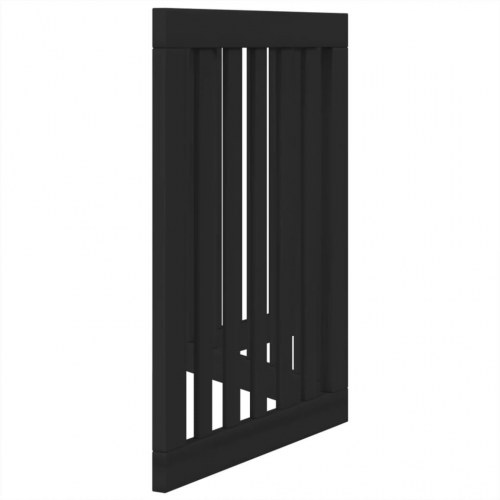 Hundelåge med 3 paneler 150 cm foldbar sort