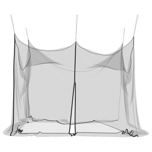 Myggenet til indendørs og udendørs 300x300x250 cm trådnet sort