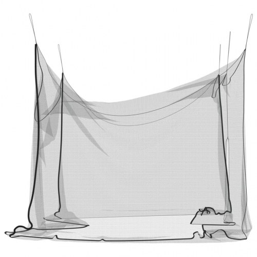 Myggenet til indendørs og udendørs 300x300x250 cm trådnet sort