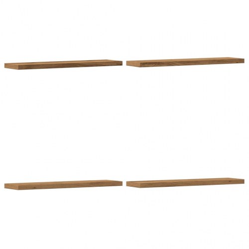 Væghylder 4 stk. 40×10×1,5 cm i konstrueret træ - kunsteg