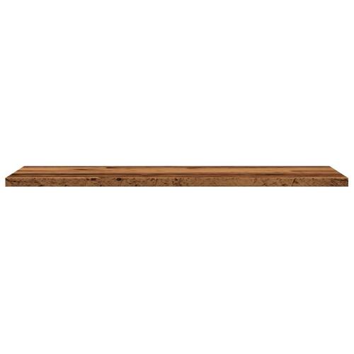 Væghylder 4 stk. 60x30x1,5 cm konstrueret træ antikt trælook