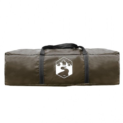 4-personers campingtelt vandafvisende brun