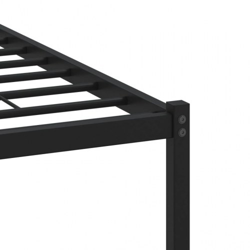 Sengeramme med sengegavl 120 x 190 cm uden madras - brunt egetræ