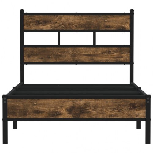 Sengeramme med sengegavl 100 x 200 cm uden madras