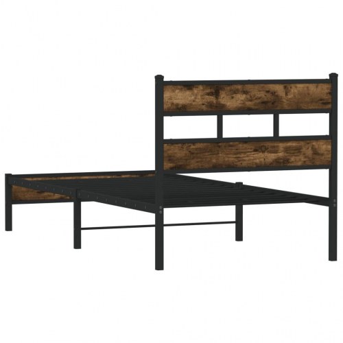 Sengeramme med sengegavl 100 x 200 cm uden madras