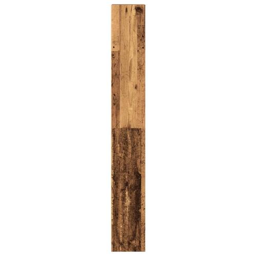 Bogreol 40x24x176 cm konstrueret træ antikt træ
