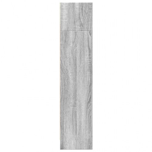 Bogreol 80 x 24 x 109 cm - grå sonoma-eg