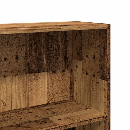Bogreol 80 x 24 x 109 cm - antikt træ