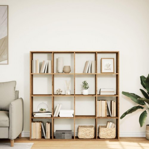 Bogreol 137,5 x 29 x 137,5 cm - egetræslook