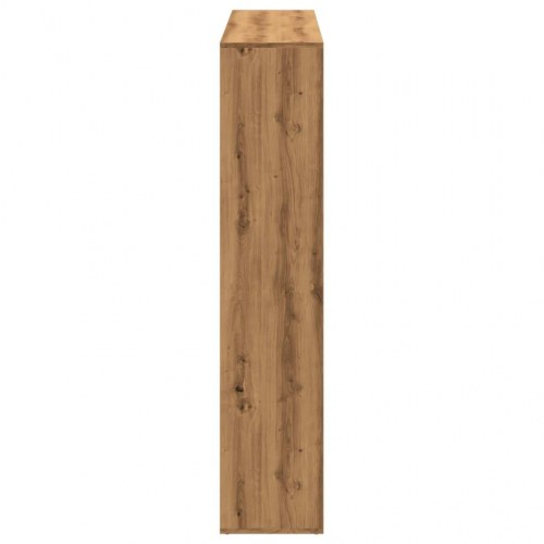 Bogreol 137,5 x 29 x 137,5 cm - egetræslook