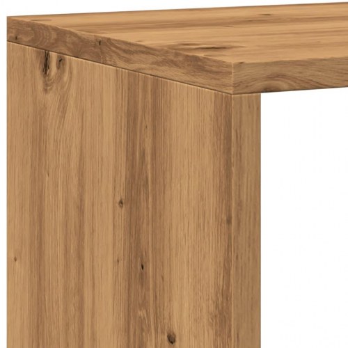 Bogreol 137,5 x 29 x 137,5 cm - egetræslook