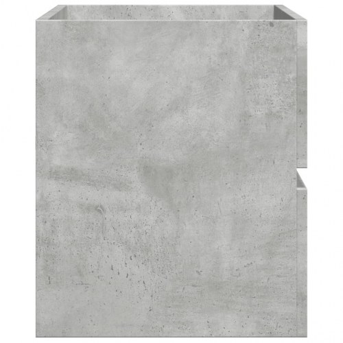 Væghængt badeværelsesskab 80 x 38,5 x 45 cm - betongrå