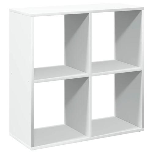Bogreol/rumdeler 69,5x29x69,5 cm konstrueret træ hvid