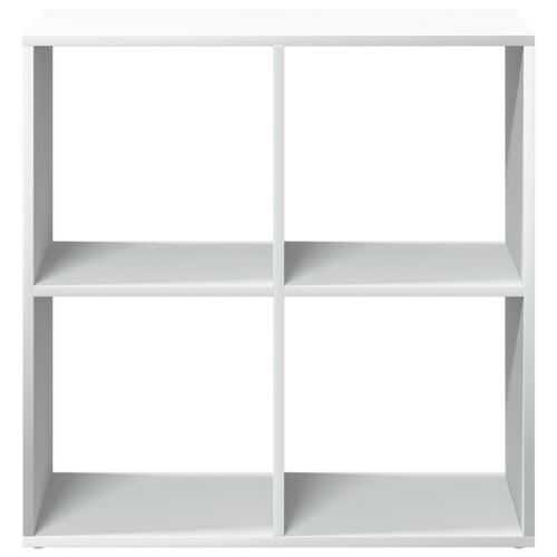Bogreol/rumdeler 69,5x29x69,5 cm konstrueret træ hvid