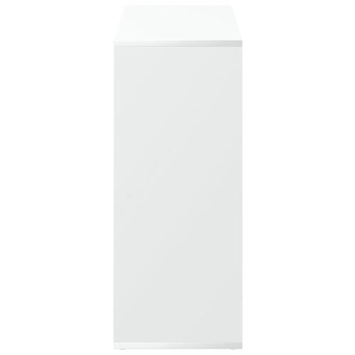 Bogreol/rumdeler 69,5x29x69,5 cm konstrueret træ hvid