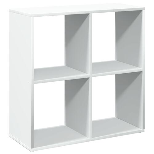 Bogreol/rumdeler 69,5x29x69,5 cm konstrueret træ hvid