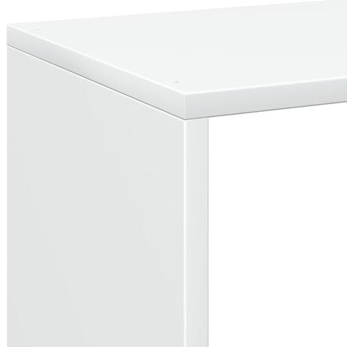 Bogreol/rumdeler 69,5x29x69,5 cm konstrueret træ hvid