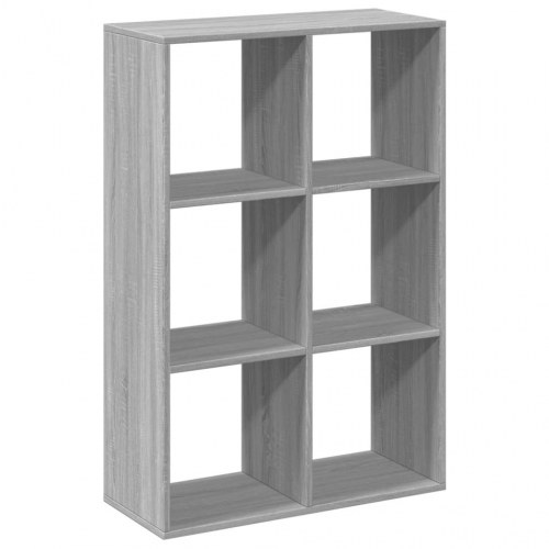 Bogreol/rumdeler 69,5 x 29 x 103,5 cm - grå sonoma-eg