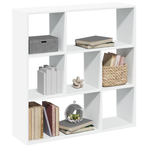 Bogreol/rumdeler 102x29x103,5 cm konstrueret træ hvid