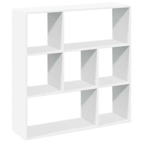 Bogreol/rumdeler 102x29x103,5 cm konstrueret træ hvid