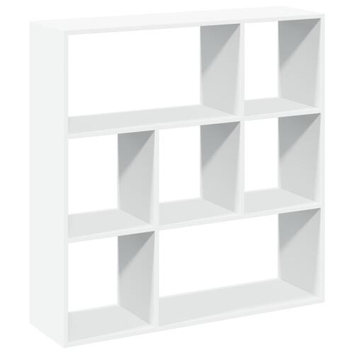 Bogreol/rumdeler 102x29x103,5 cm konstrueret træ hvid