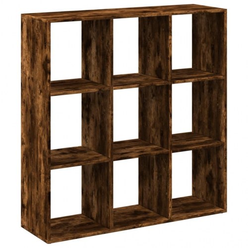 Bogreol/rumdeler 102 x 29 x 103,5 cm - røget egetræ