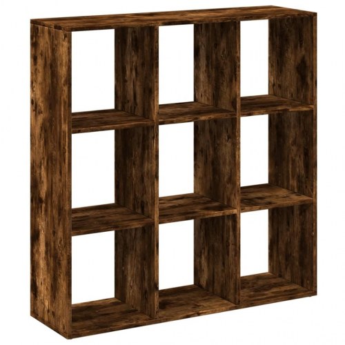 Bogreol/rumdeler 102 x 29 x 103,5 cm - røget egetræ