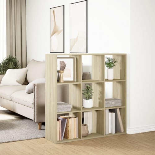 Bogreol/rumdeler i sonoma-eg 102 x 29 x 103,5 cm