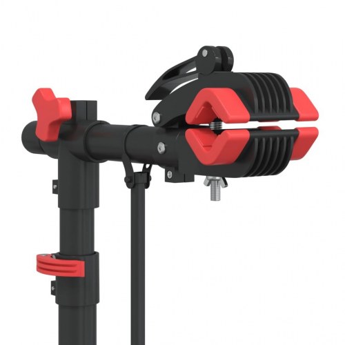 Reparationsstativ til cykler 92-152 cm foldbart stål rød