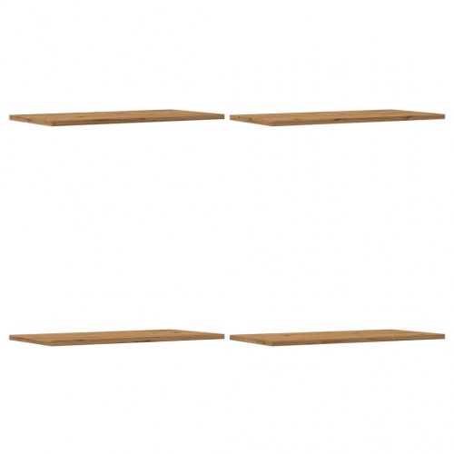 Væghylder 4 stk. 60×30×1,5 cm i konstrueret træ - kunsteg