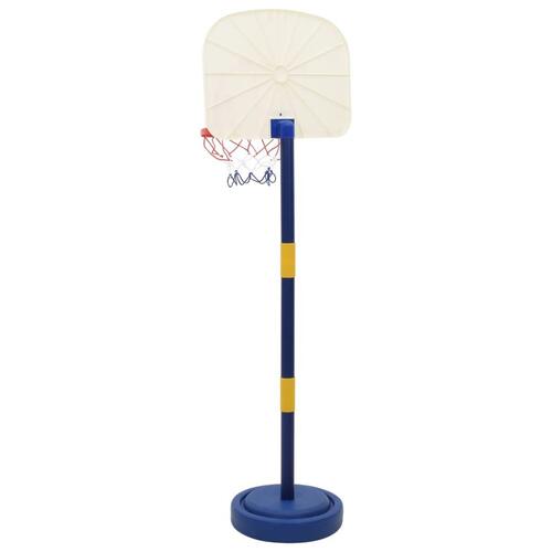 Basketballstativ med bold og pumpe 90/121 cm justerbar højde