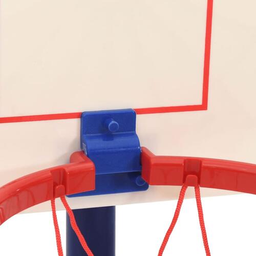Basketballstativ med bold og pumpe 90/121 cm justerbar højde