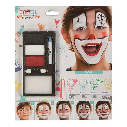 Makeup Sæt Mande klovn (24 x 20 cm)